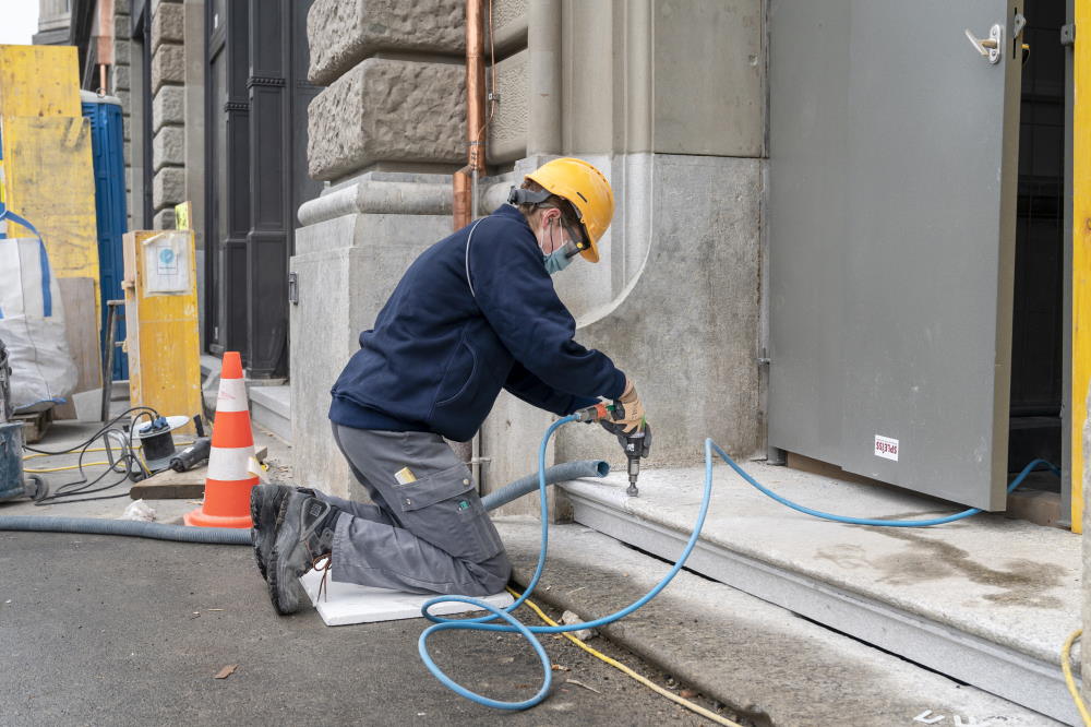 Installer et restaurer les éléments sur le chantier