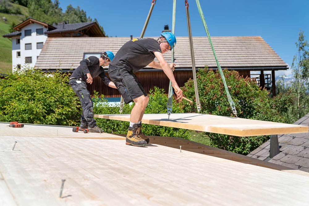 Monter les éléments sur le chantier